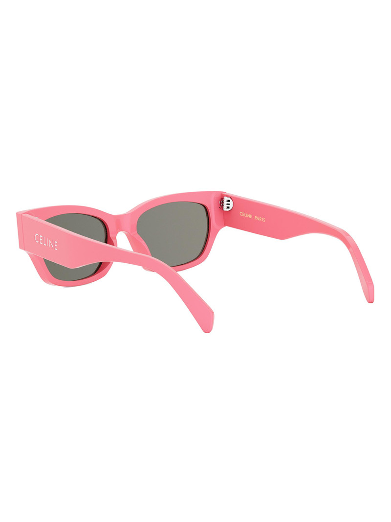 Women's 54MM Rectangular Sunglasses - Pink Smoke 4