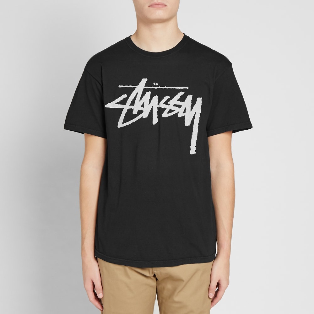 Stussy Basic Logo Pigment Dyed Tee - 3