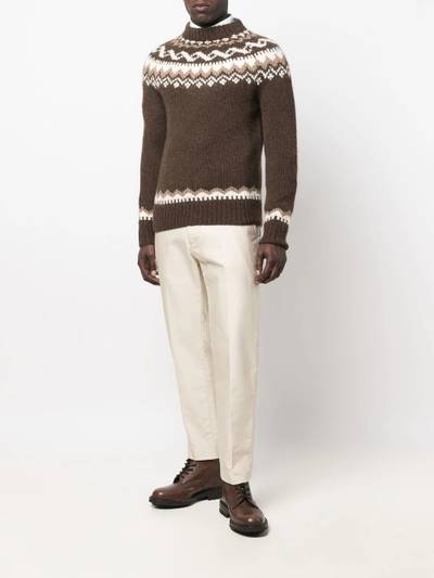 Ralph Lauren fair-isle intarsia knit jumper outlook