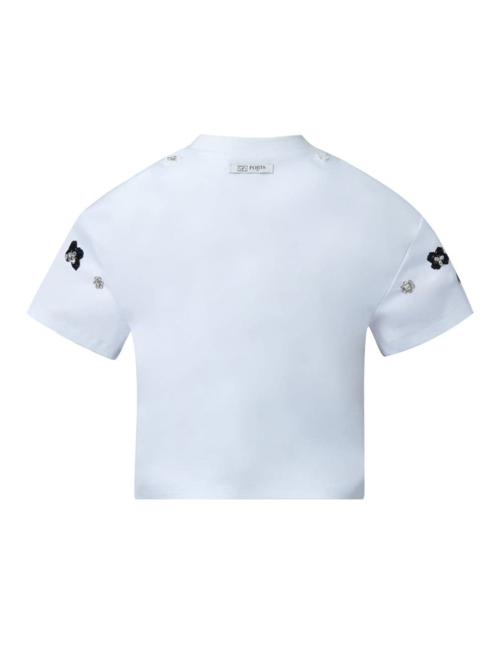 Swarovski-embellished Crystal Flower T-shirt - 2