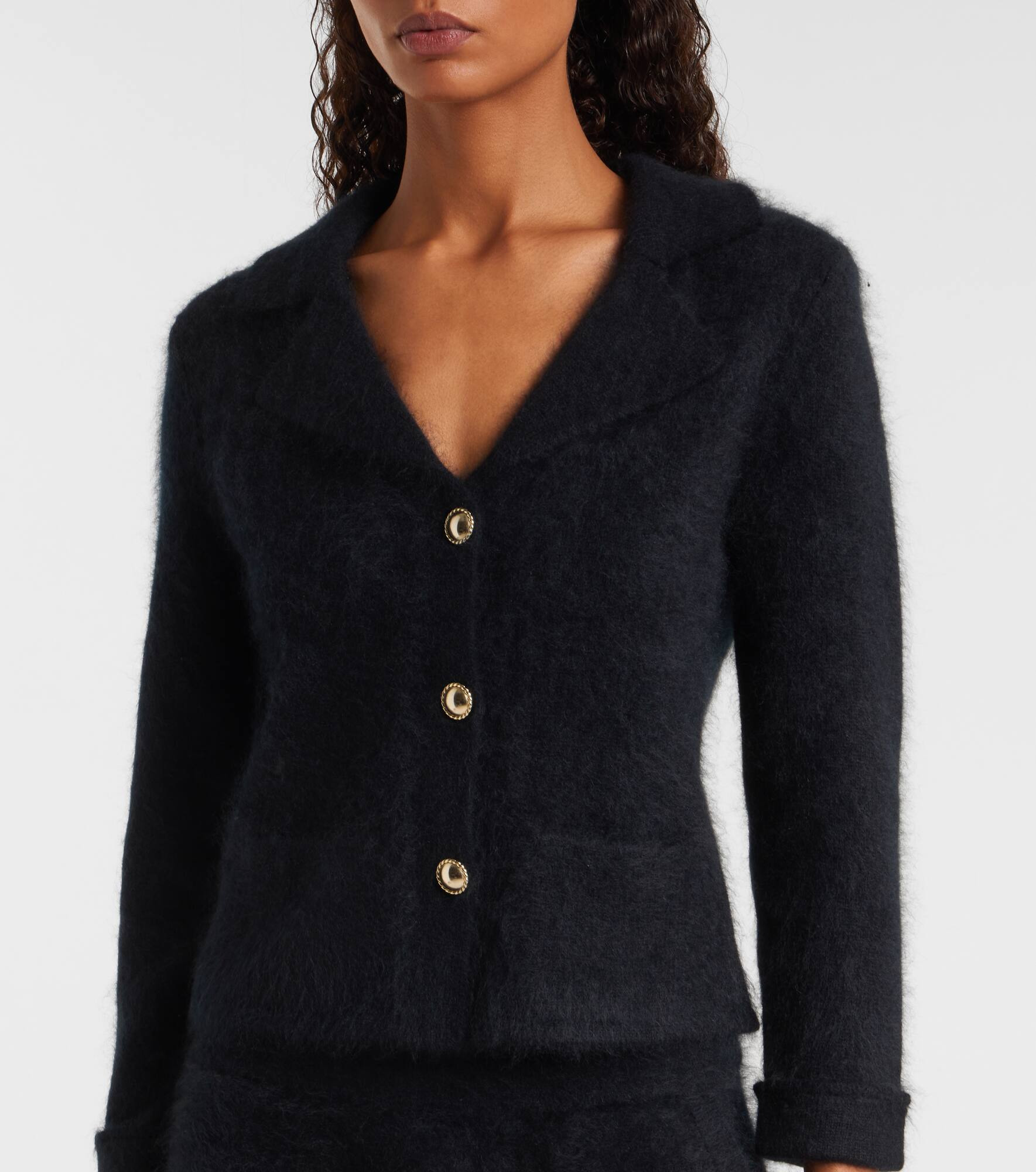 Wool and cashmere cardigan - 6