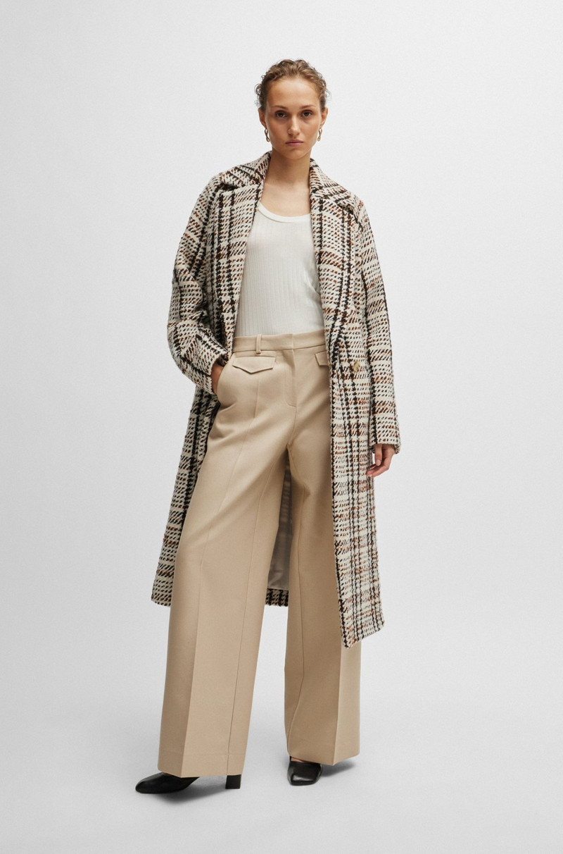 BOSS SCOOP-NECK TOP IN STRETCH FABRIC outlook