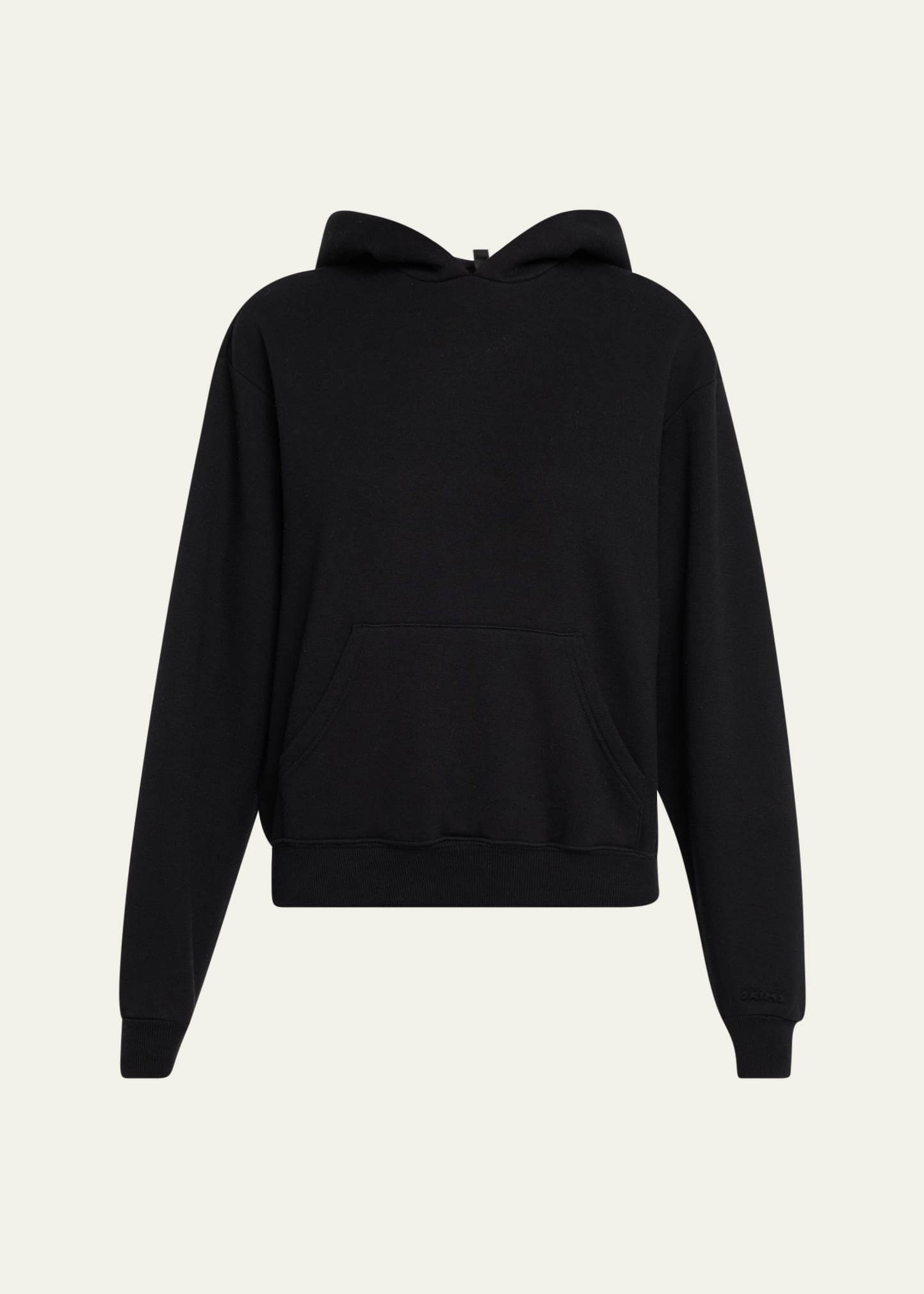 Cotton Fleece Hooded Pullover - 1