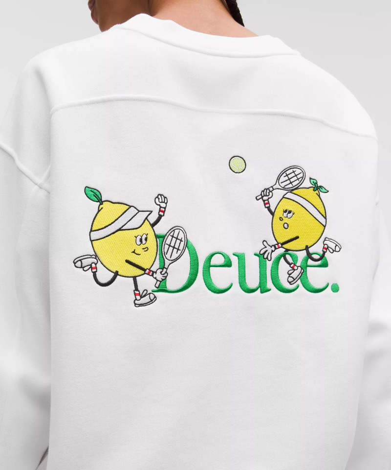 Perfectly Oversized Fleece Crew *Tennis Graphic 5