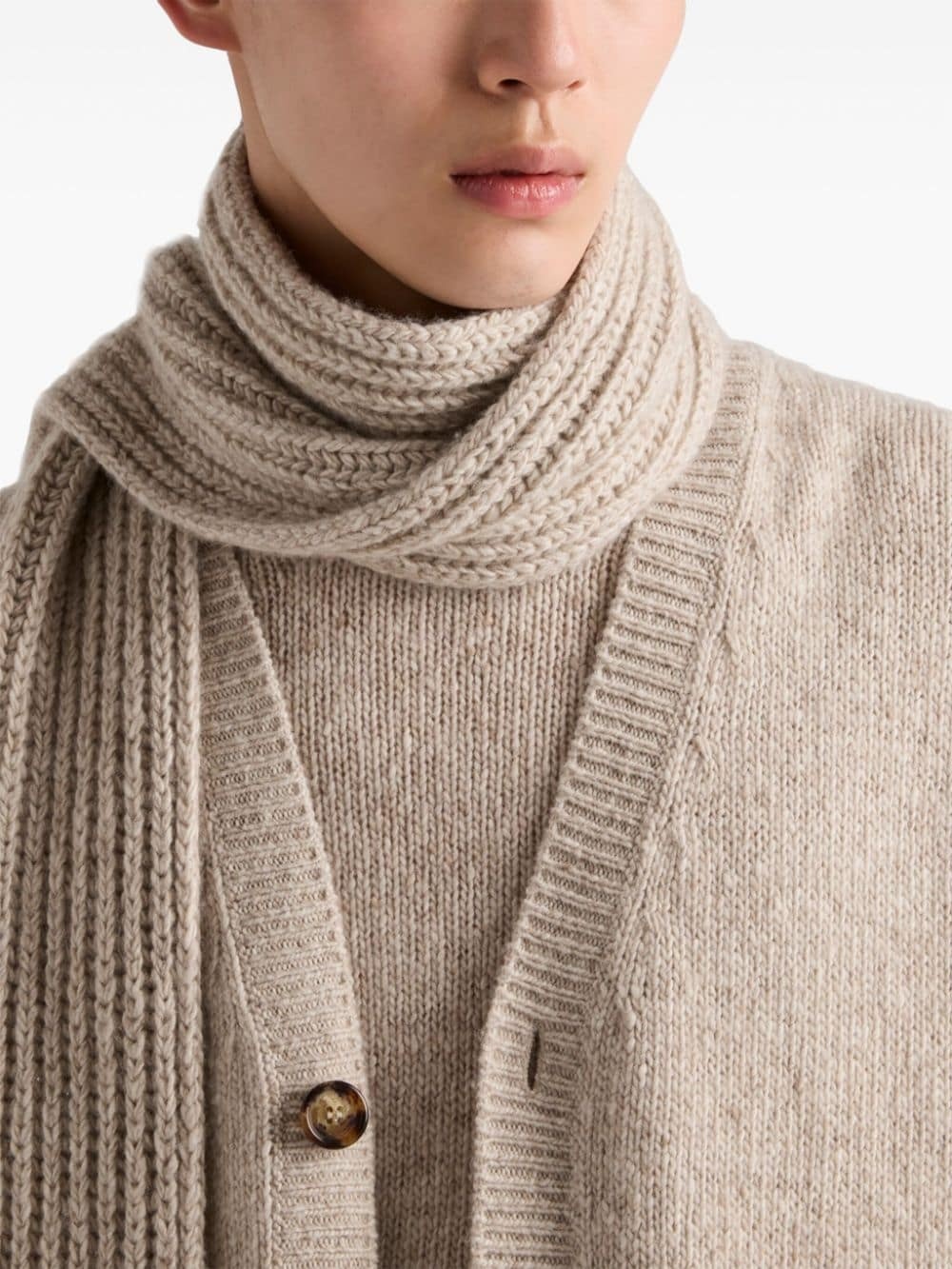 crew-neck cashmere jumper - 4