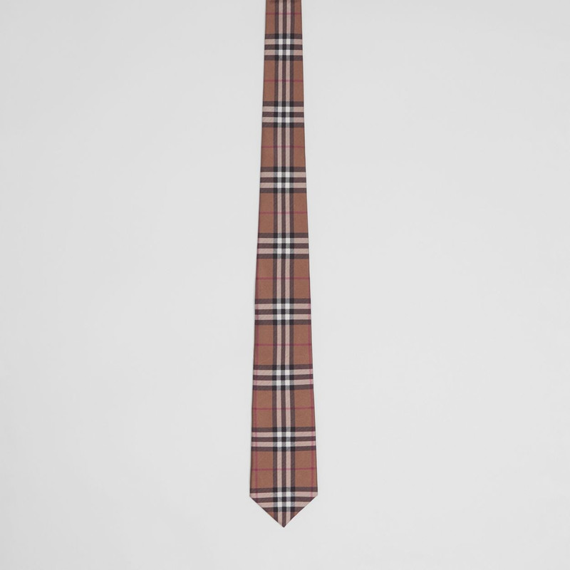 Classic Cut Check Silk Tie 1