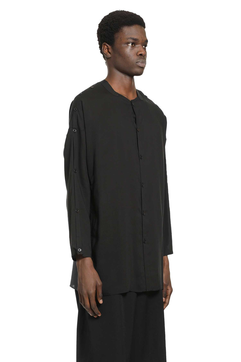Yohji Yamamoto Collarless B Shirt outlook