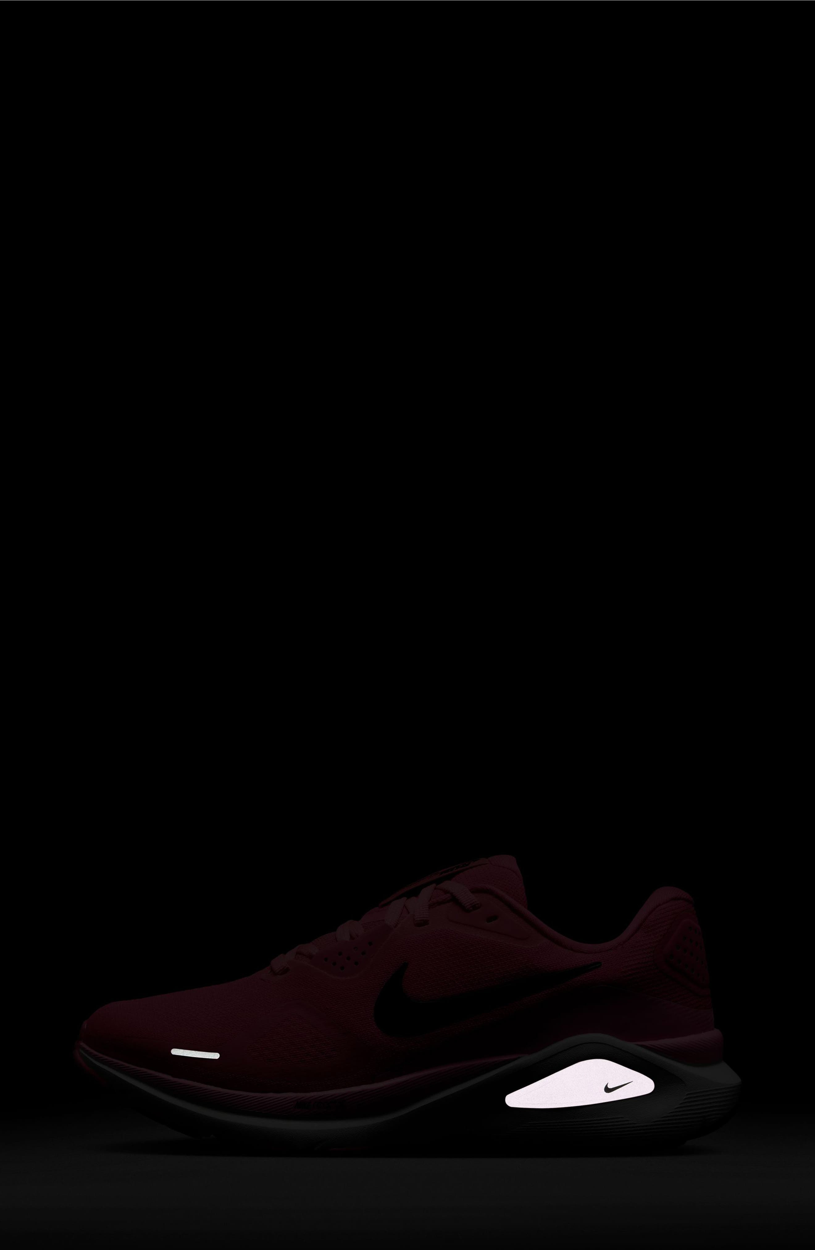 Nike Structure 26 Running Shoe in Hyper Pink/Black/Pink/White at Nordstrom - 9