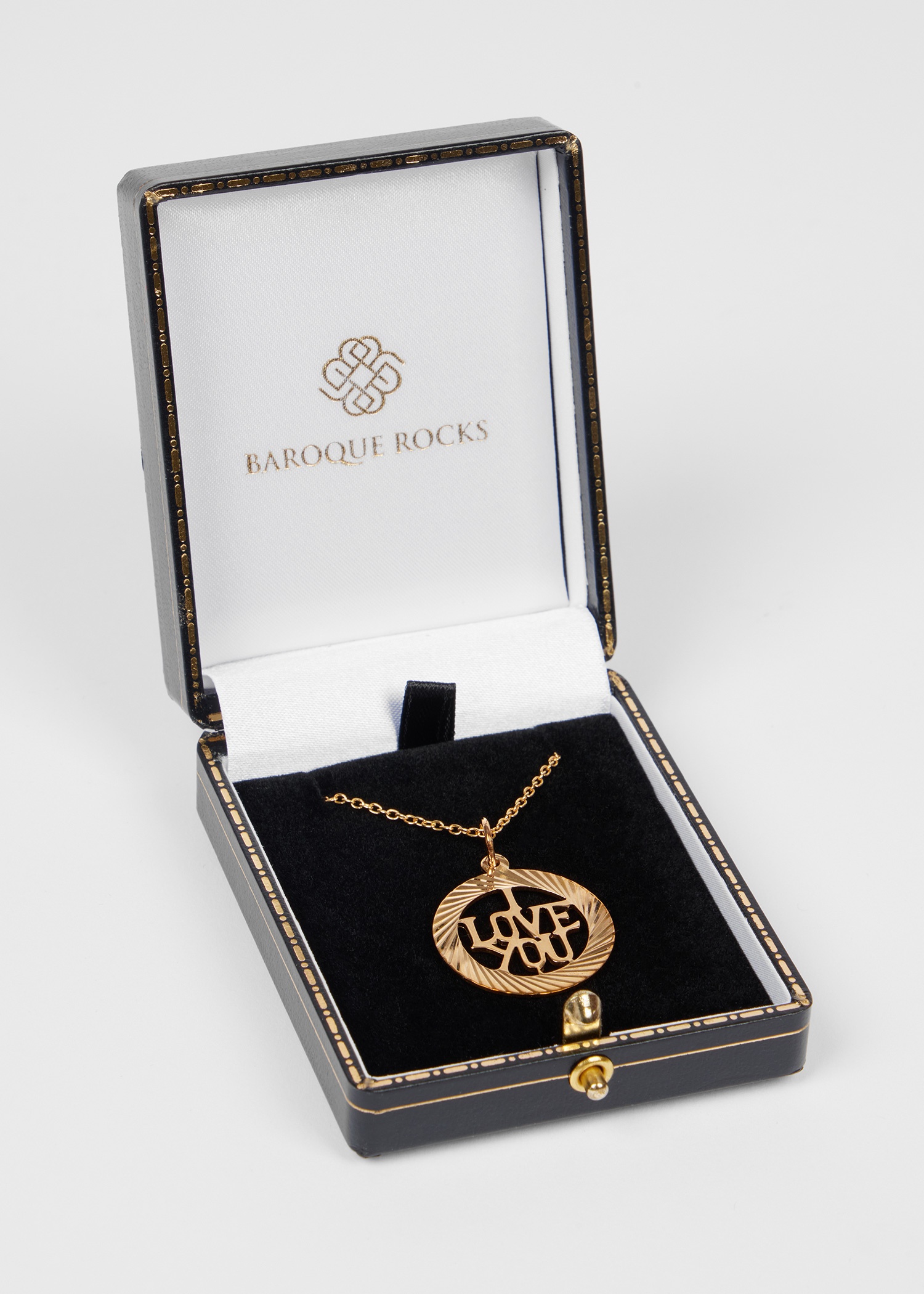 Georg Jensen 'I Love You' Gold Necklace by Baroque Rocks - 4