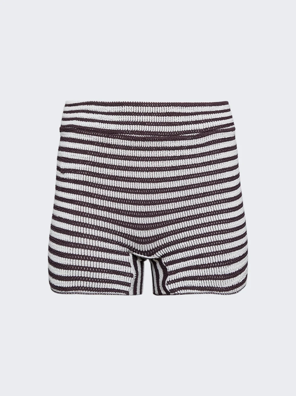 Dom Short Sable Dot Stripe - 1