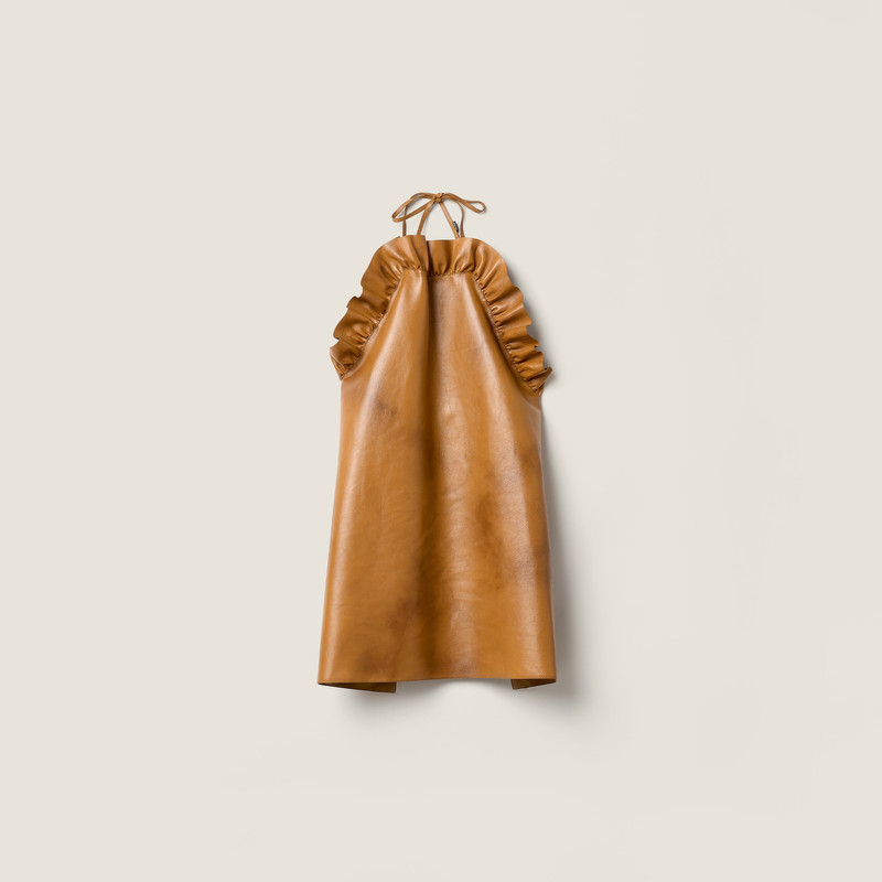 Leather pinafore apron 1