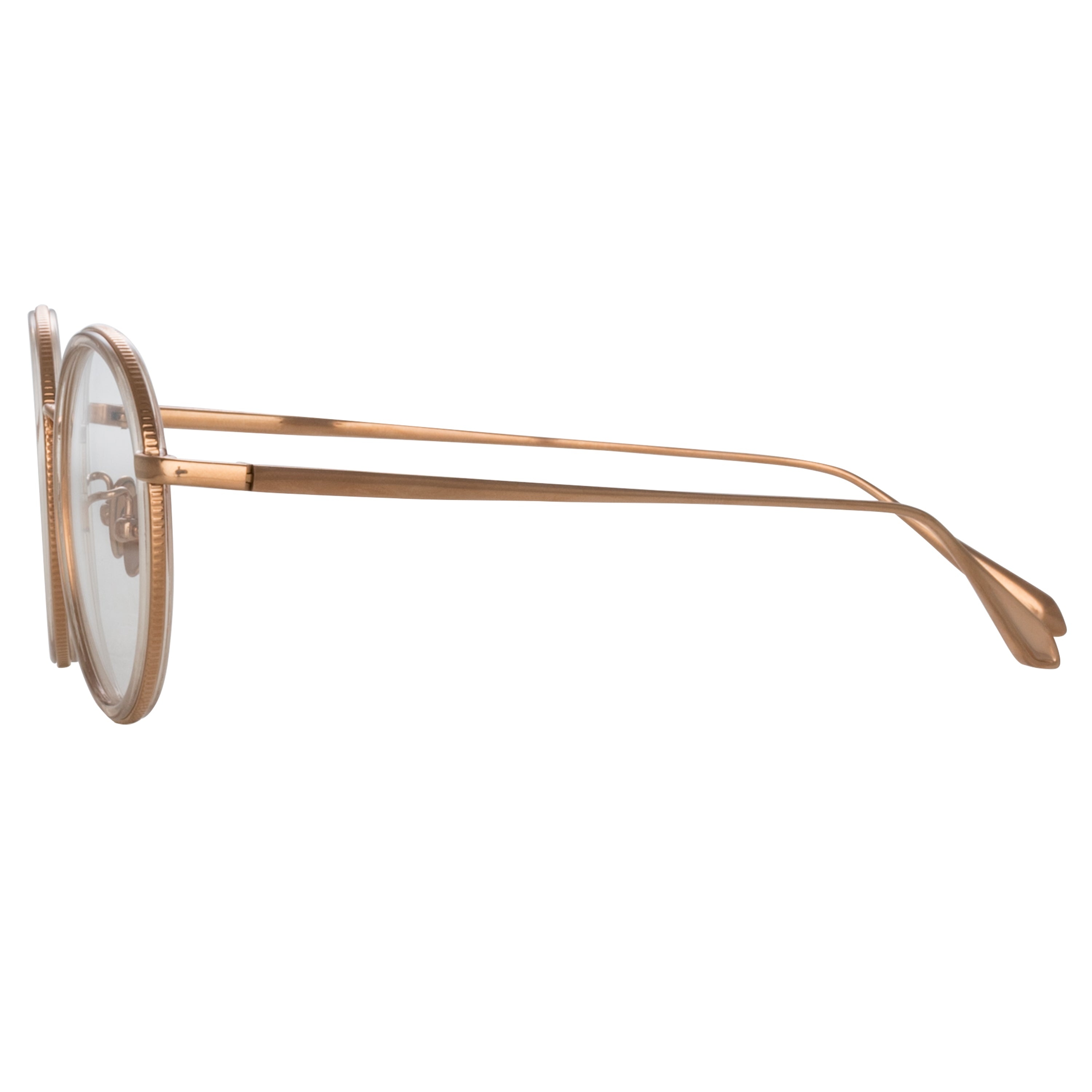SATO OVAL OPTICAL FRAME IN ROSE GOLD - 3