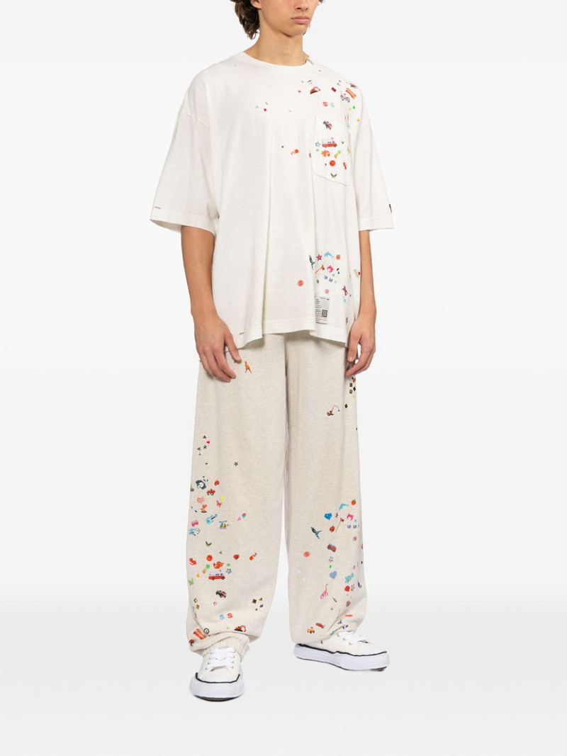 Maison MIHARAYASUHIRO graphic-print embellishment T-shirt outlook