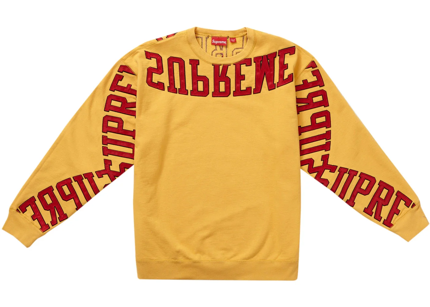 Supreme Multi Arc Crewneck Dusty Gold - 1