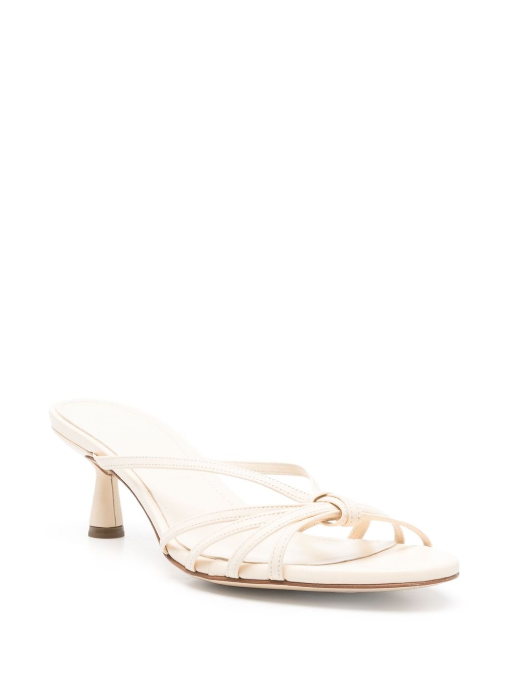 50mm leather sandals - 2
