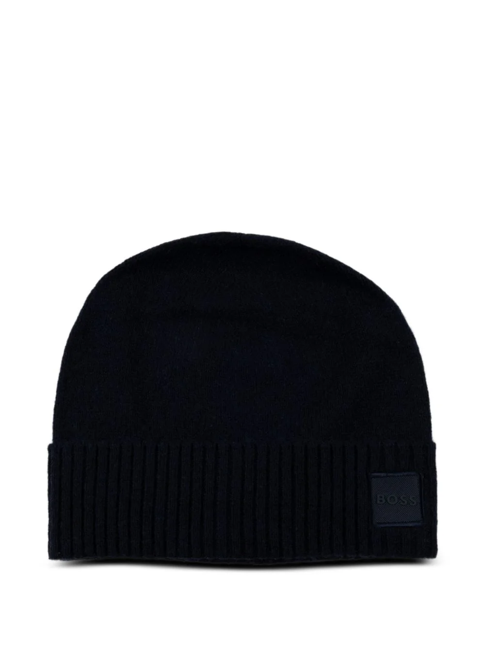 logo-patch beanie hat - 1