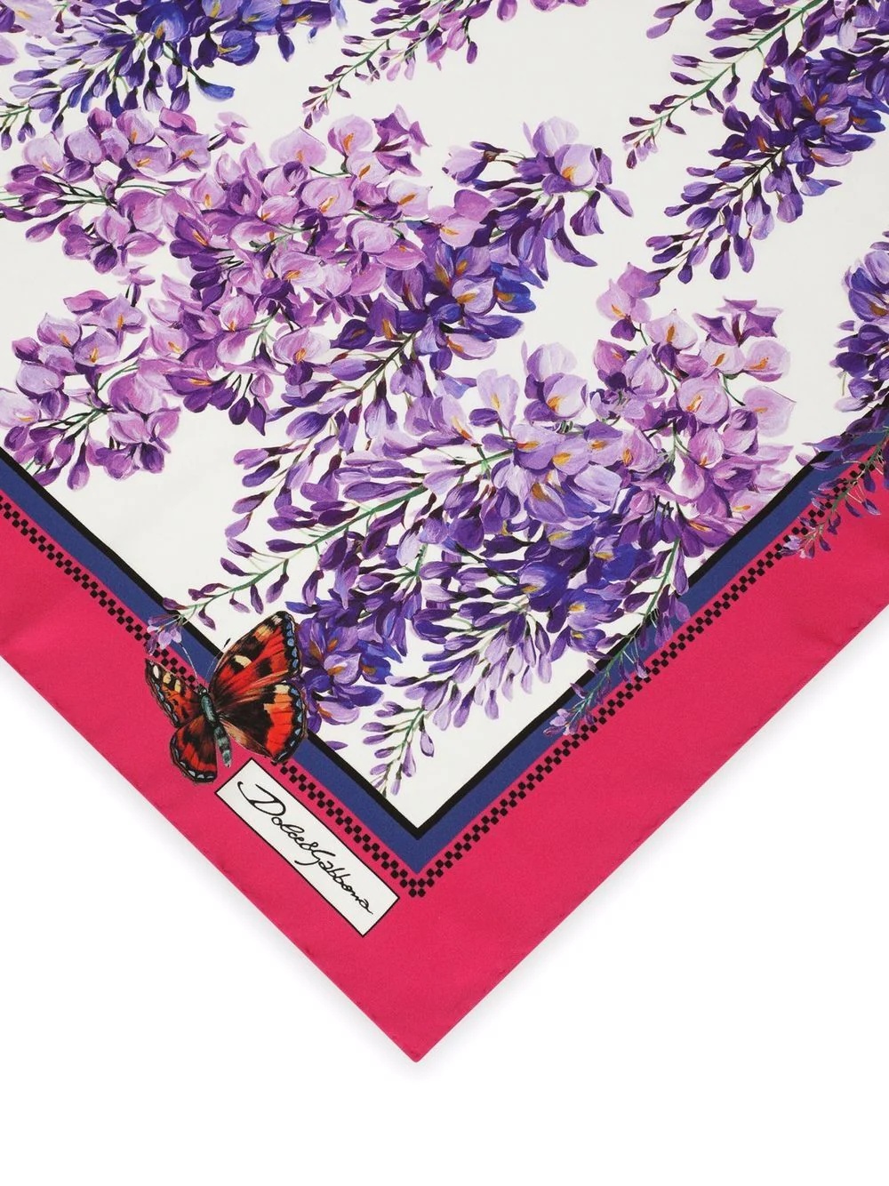 floral-print silk scarf - 2