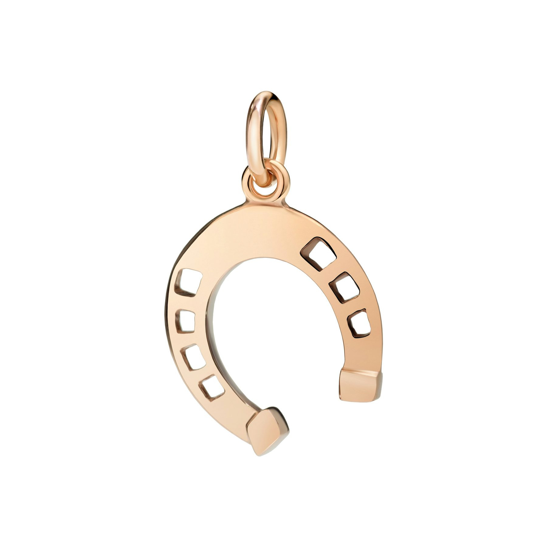 ROSE GOLD HORSE SHOE CHARM - 1