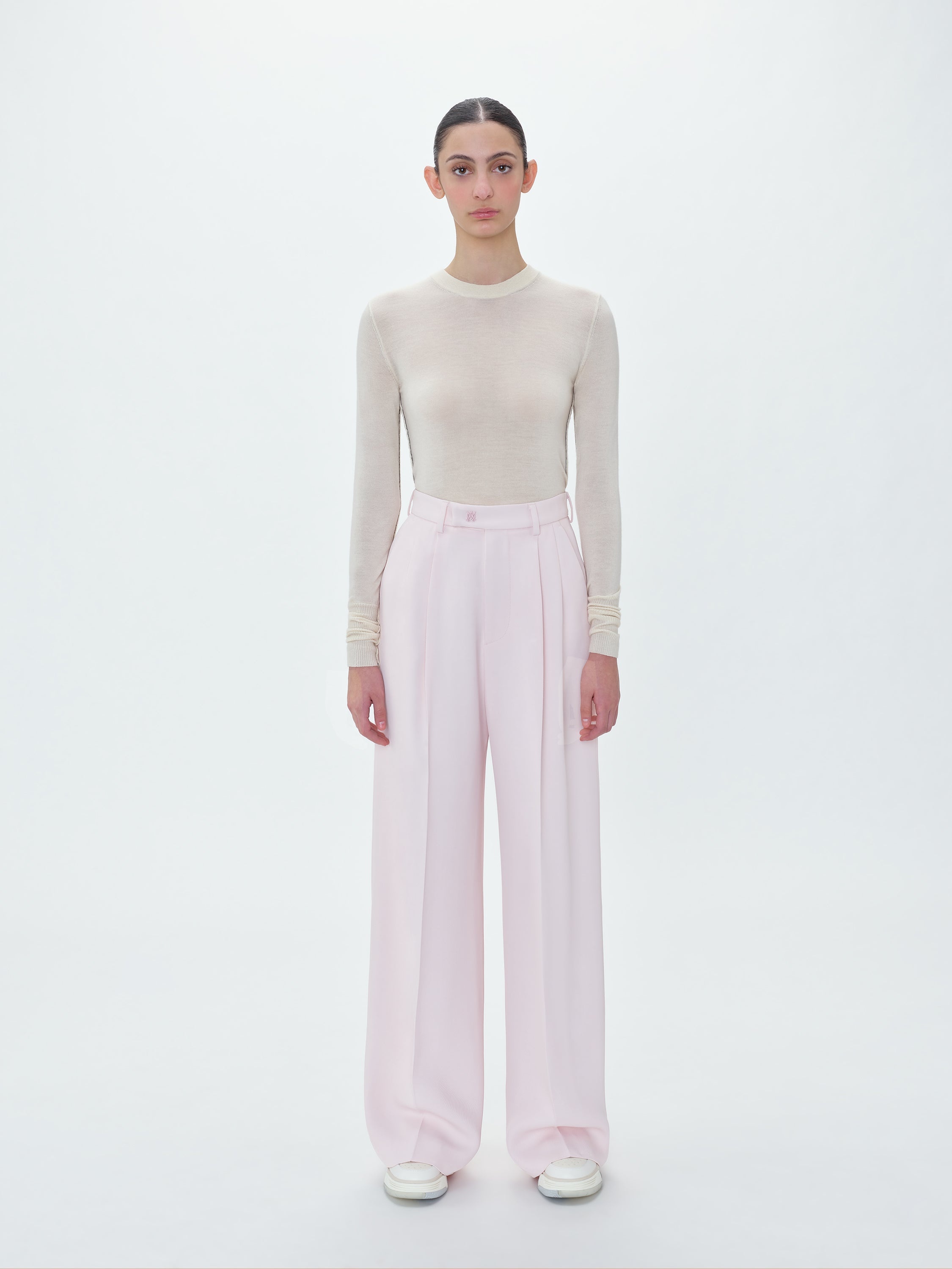 VISCOSE DOUBLE PLEATED TROUSERS - 2