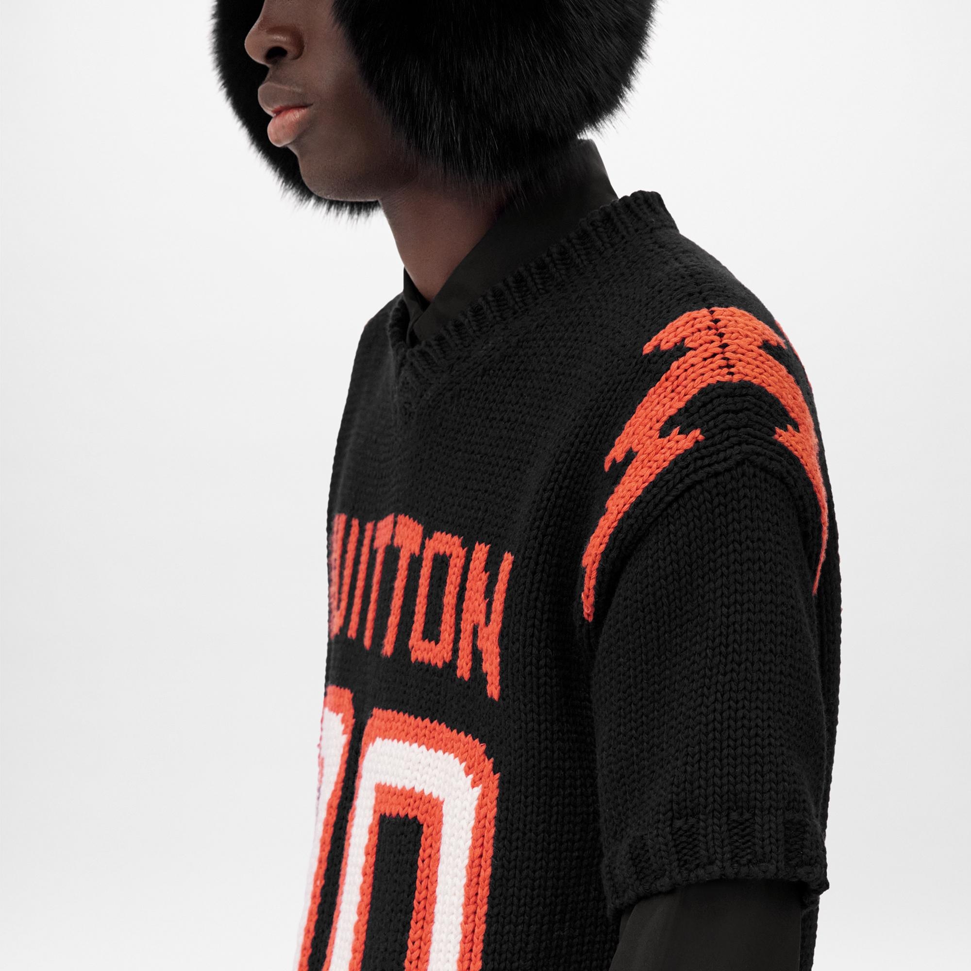 Chunky Intarsia Football T-Shirt - 4