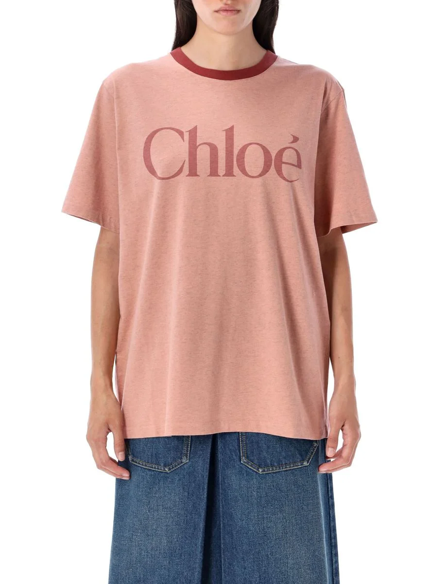 Chloé Oversized Logo T-Shirt - 1
