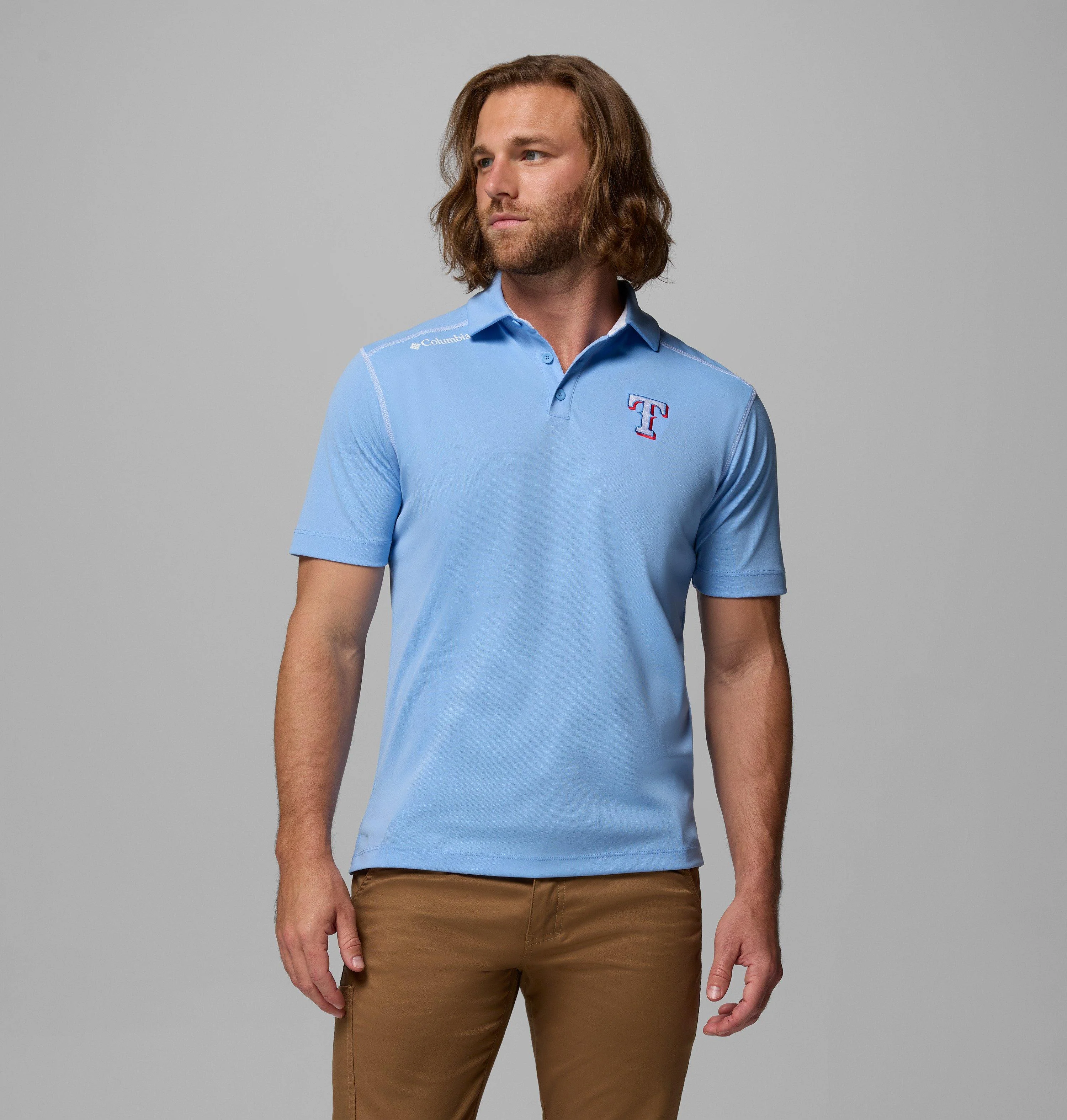 Men's Shotgun Polo - Texas Rangers - 1