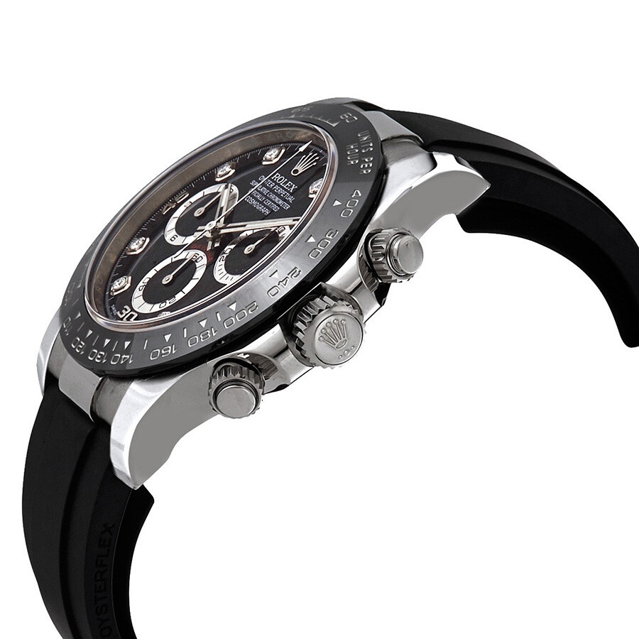 Rolex Cosmograph Daytona Black Diamond Dial Men's Chronograph Oysterflex Watch 116519BKDR - 2