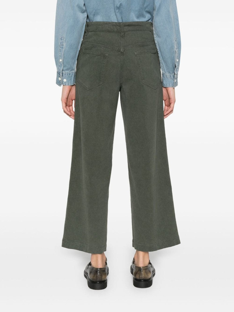 twill cropped trousers 4
