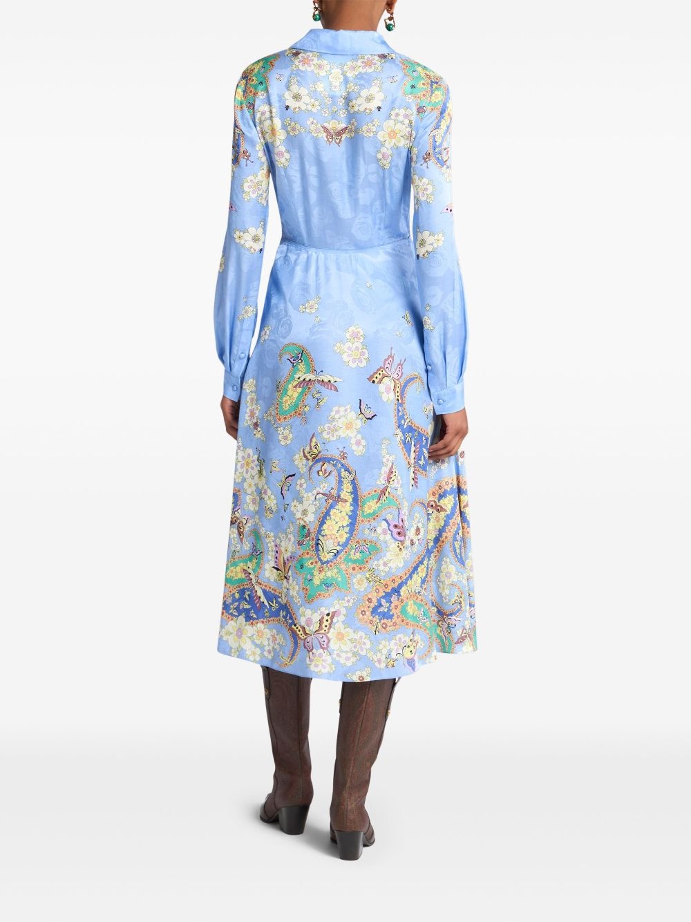 shirt midi dress - 3