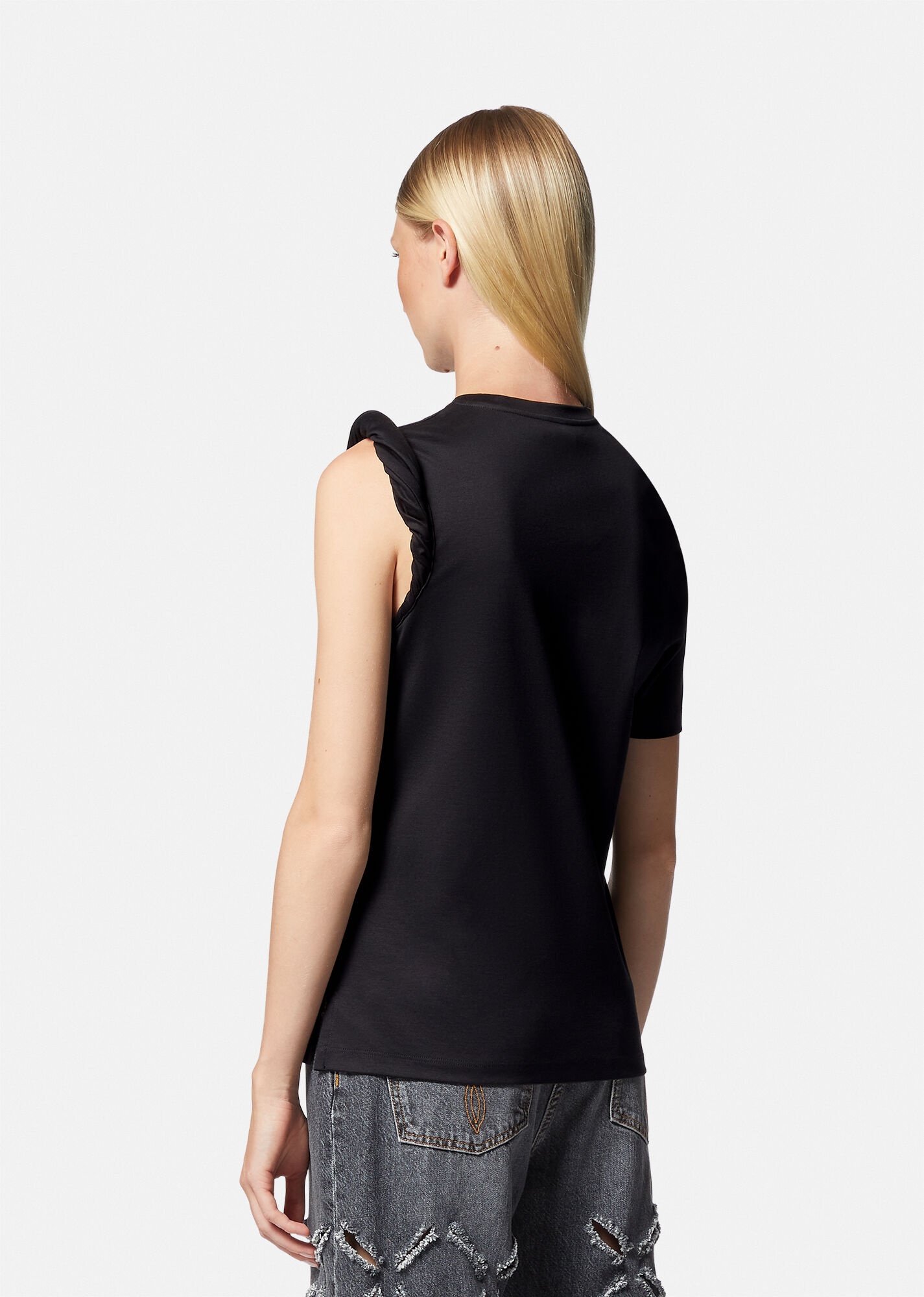 VERSACE Versace Goddess Rolled T-shirt | REVERSIBLE