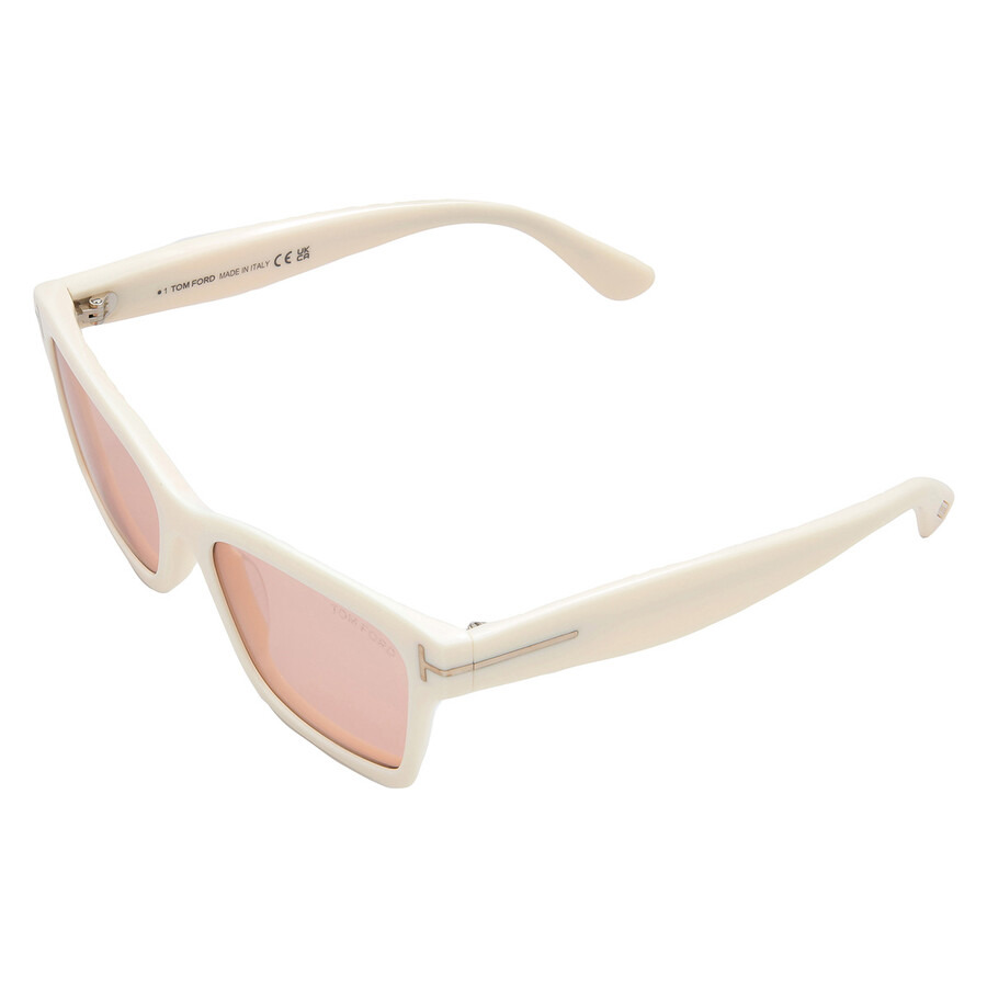 Tom Ford Mikel Pink Mirror Cat Eye Ladies Sunglasses FT1085 25Z 54 - 4