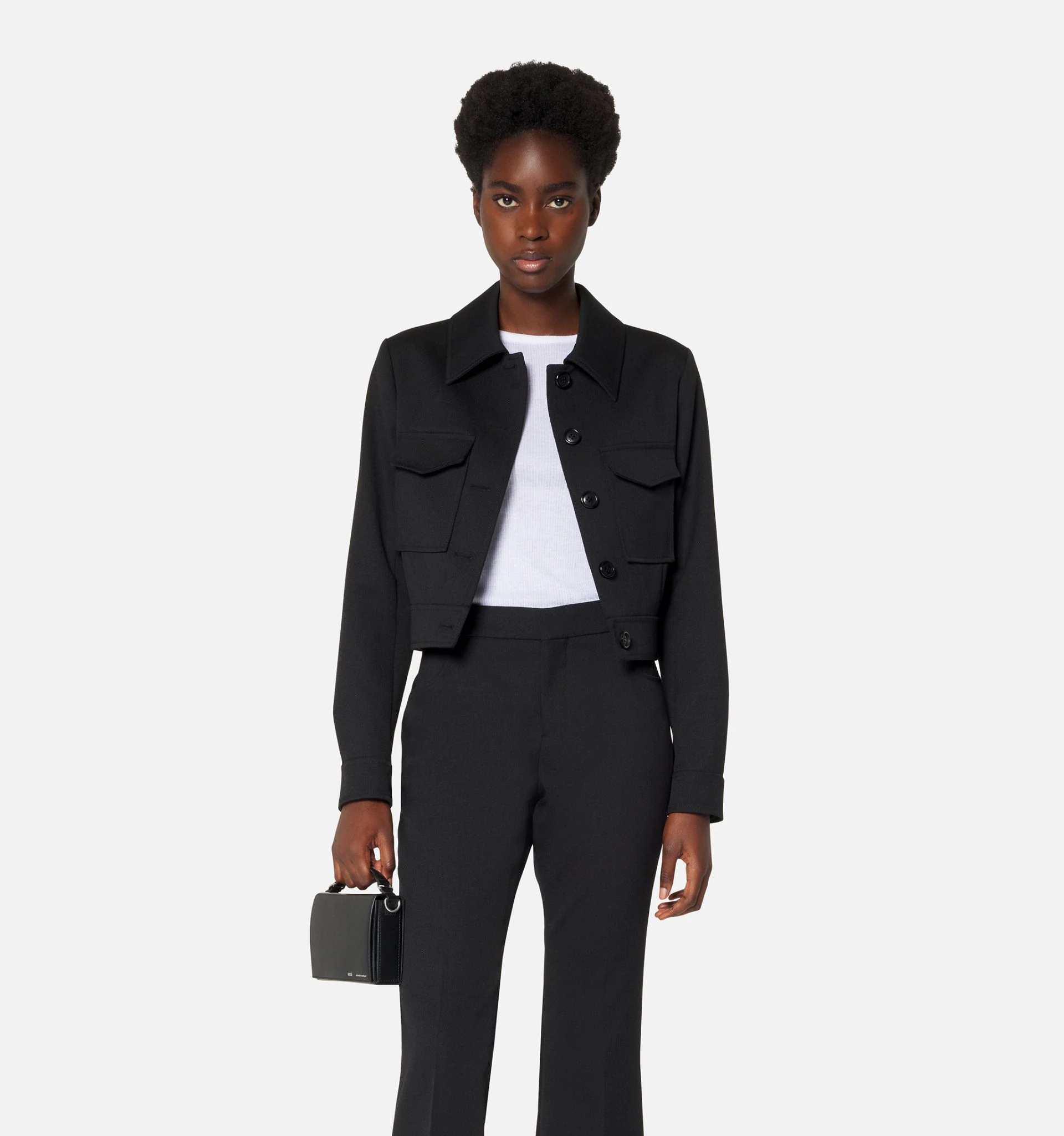 Buttoned Short Jacket - 2