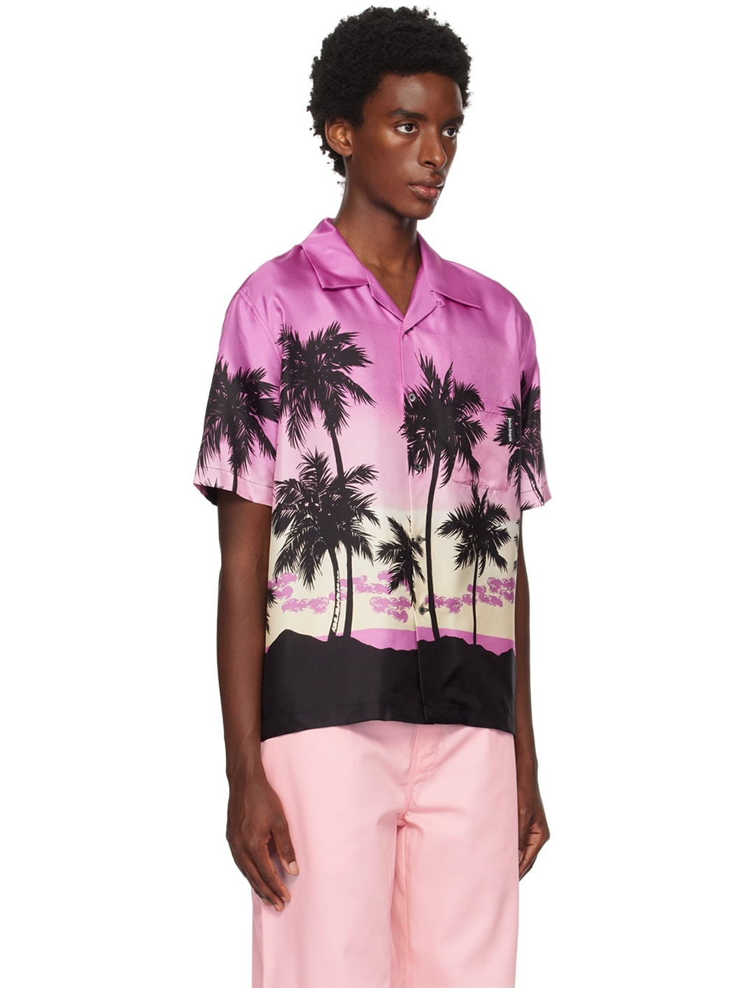 Purple & Black Sunset Shirt - 2
