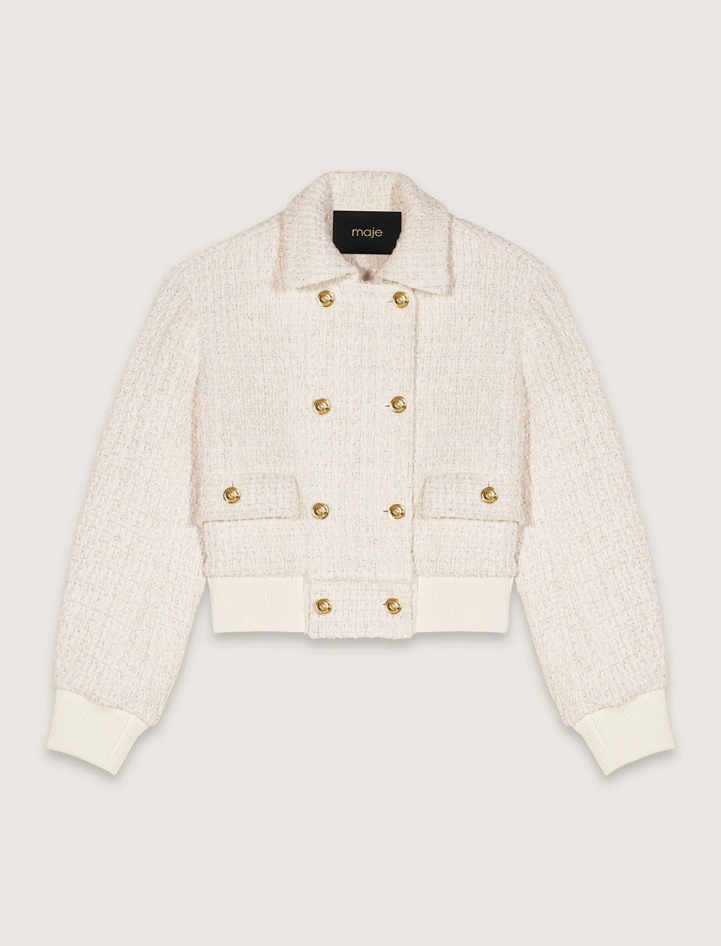 Short tweed jacket - 1