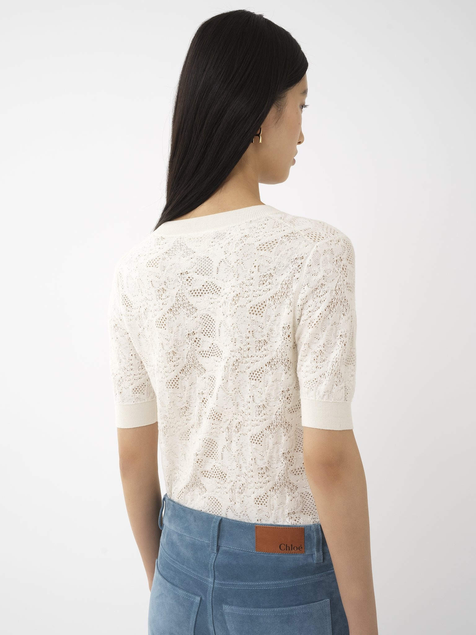 SHORT-SLEEVE SWEATER - 5