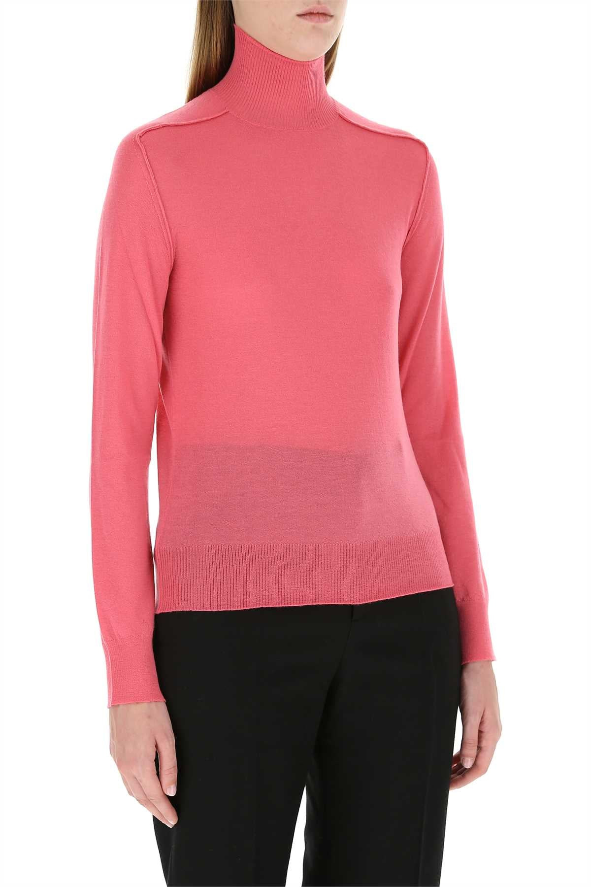Bottega Veneta Women Dark Pink Cashmere Sweater - 3