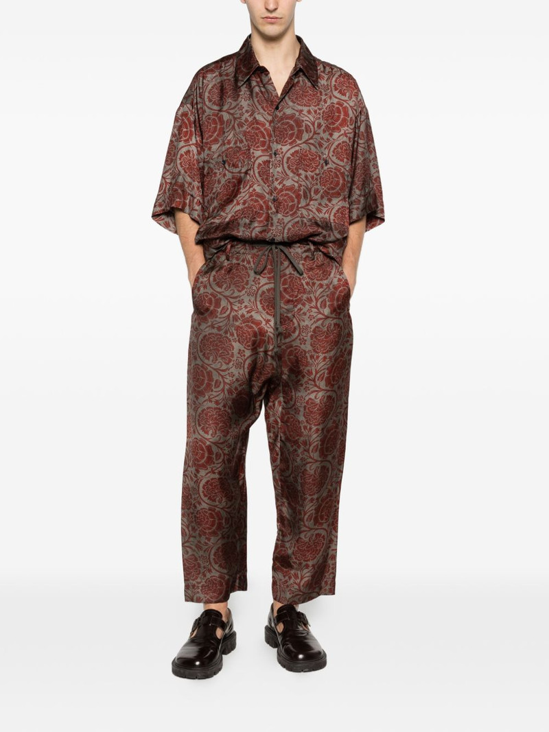UMA WANG Teorya floral-print shirt outlook