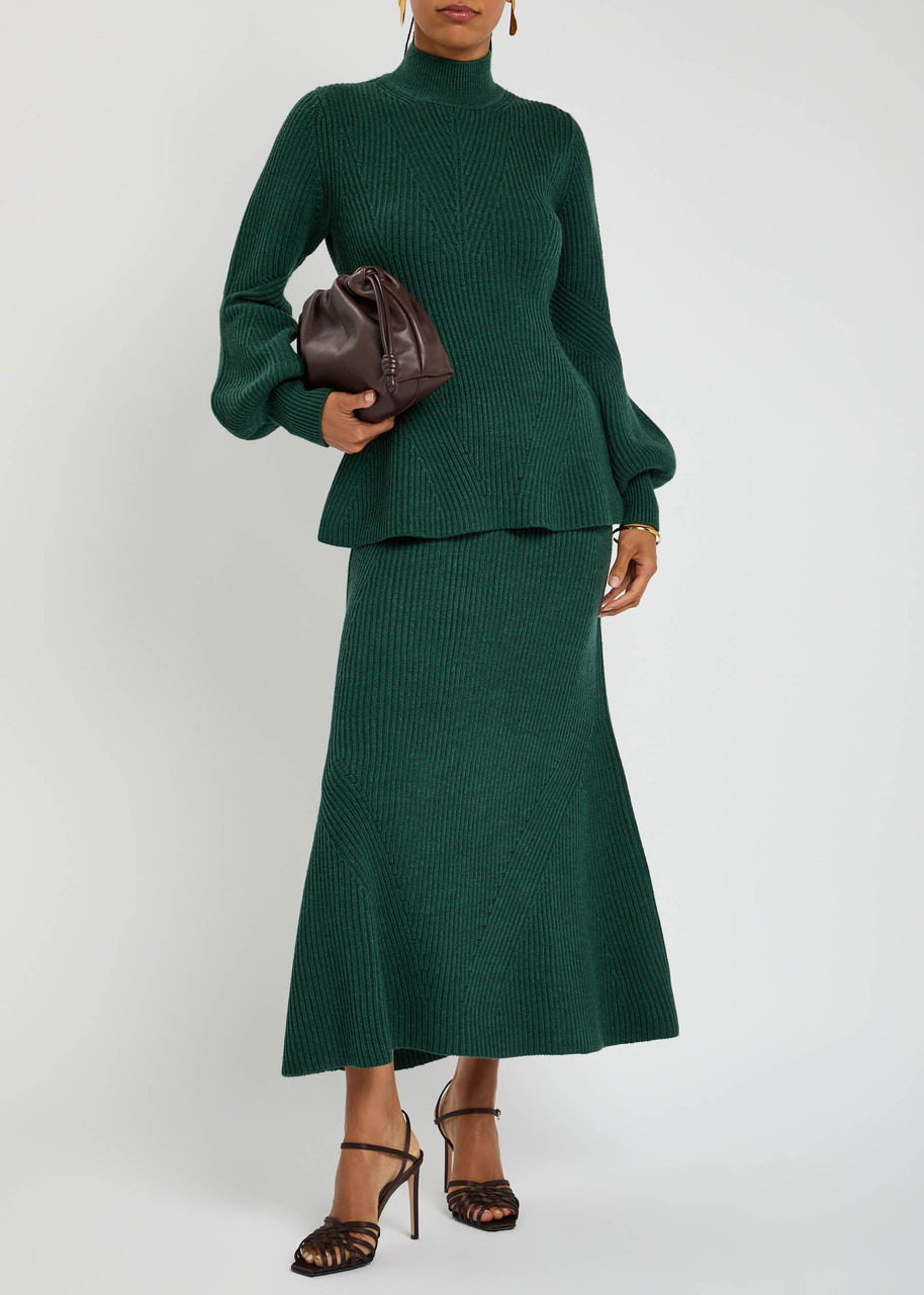 Zimmermann Hypnotic Rib Midi Skirt - 4