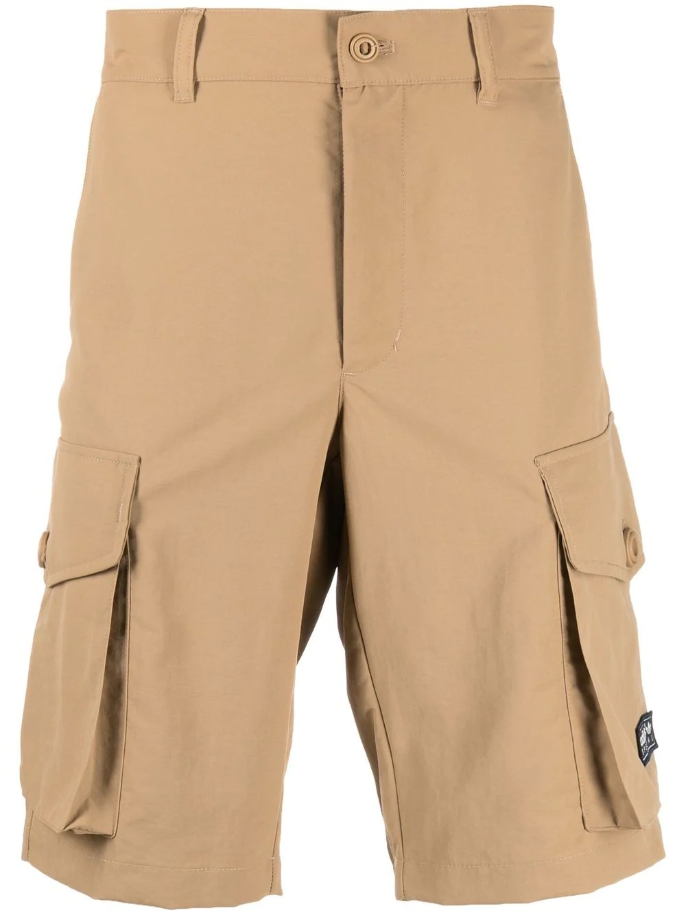 logo-detail cargo shorts - 1