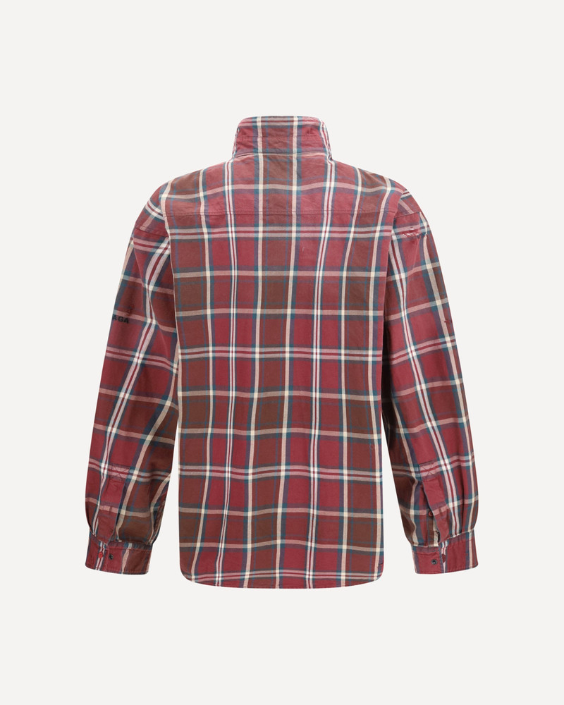 BALENCIAGA Zip Shirt in cotton-blend flannel outlook