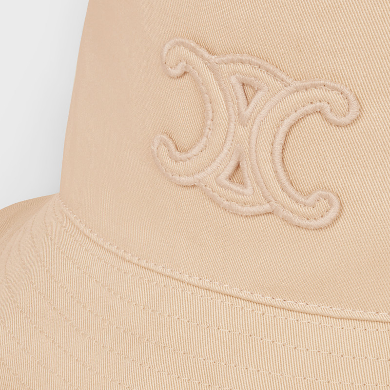 triomphe bucket hat in cotton gabardine 3