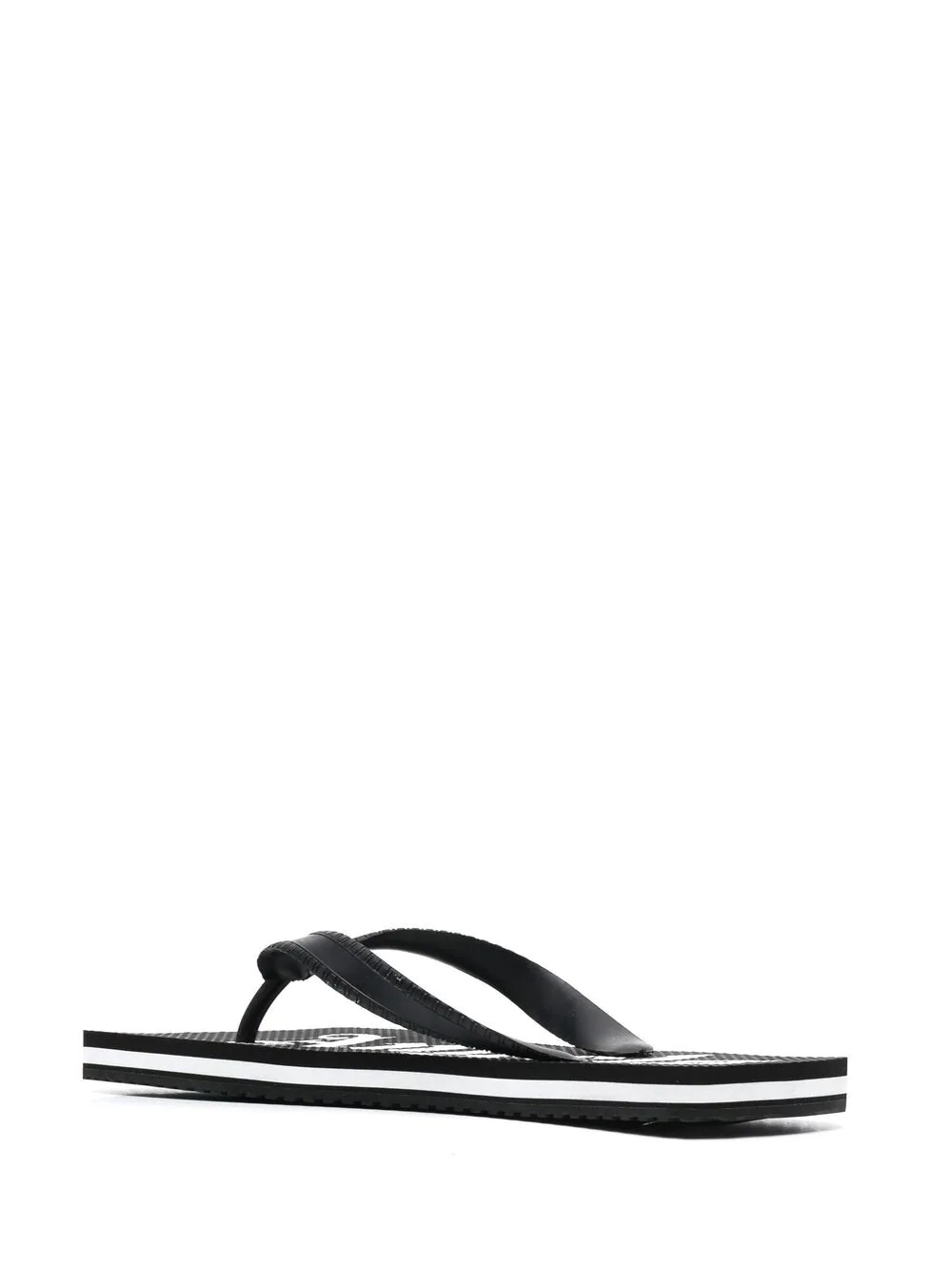 logo-print flip flops - 3