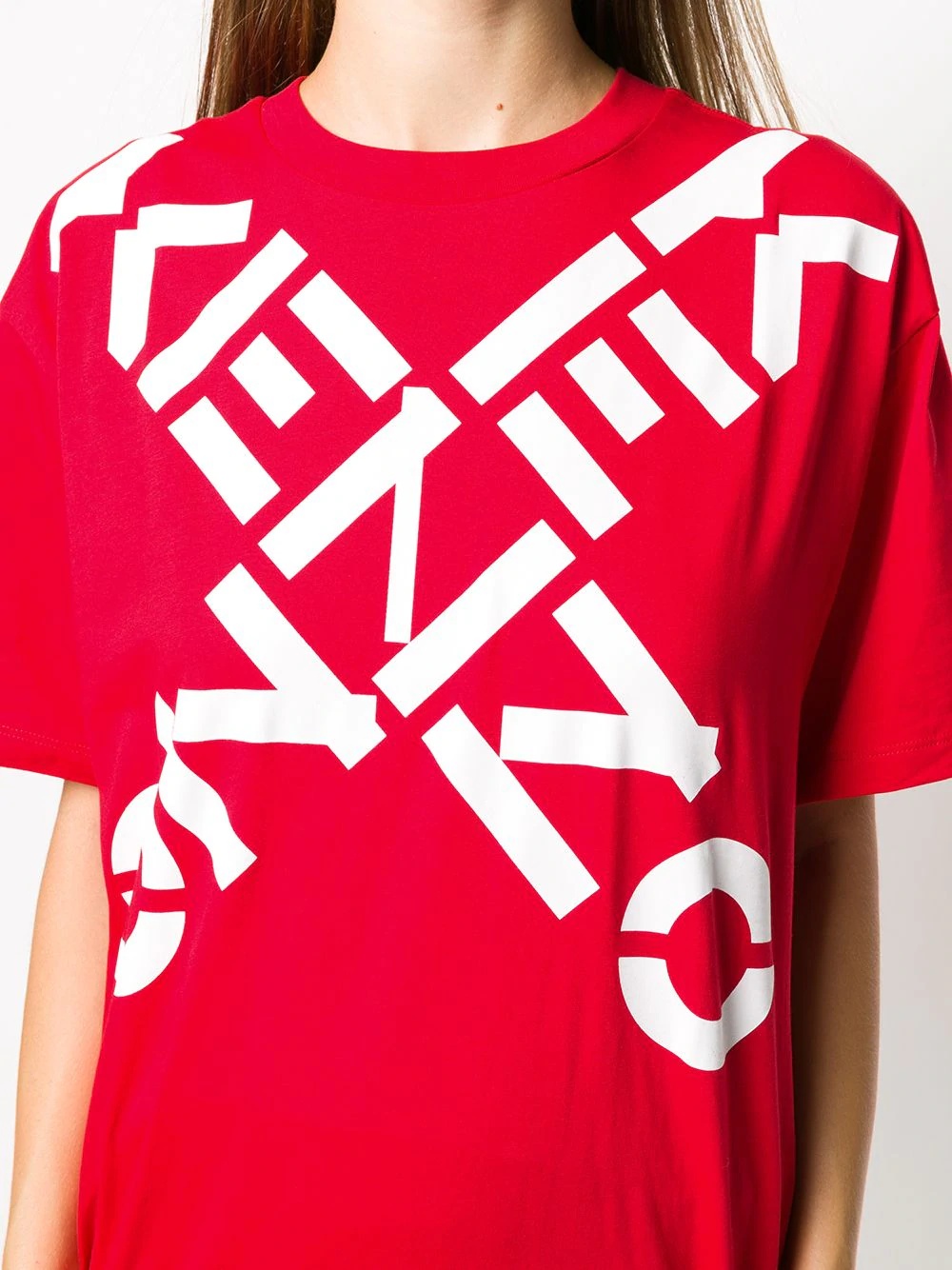 bold logo cross cotton t-shirt - 5