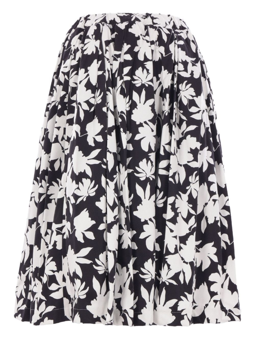 floral-print skirt - 2