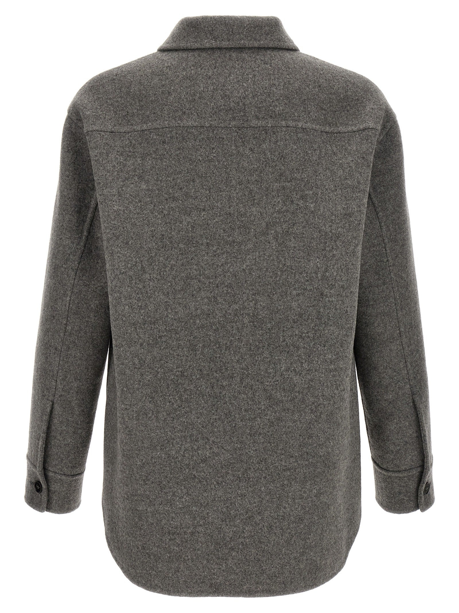 Jil Sander Men Wool Overshirt - 2