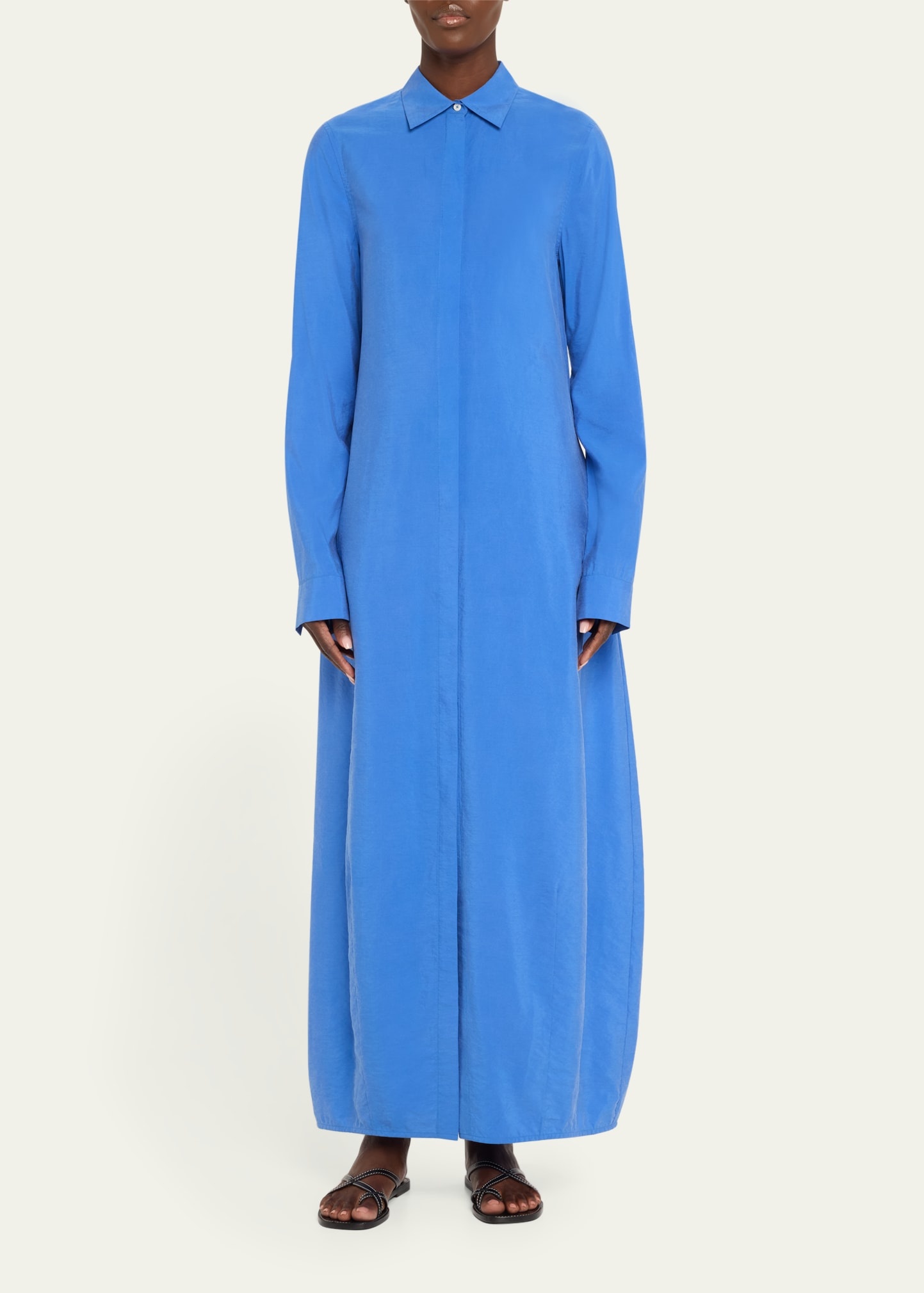 Long Parachute Shirtdress - 2