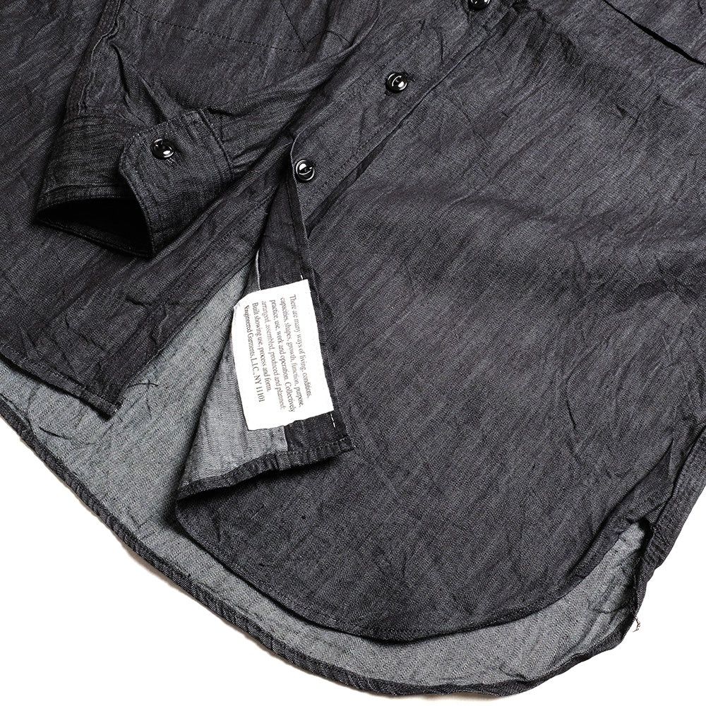 Work Shirt - Cotton Denim Shirting - NQ020 - 5