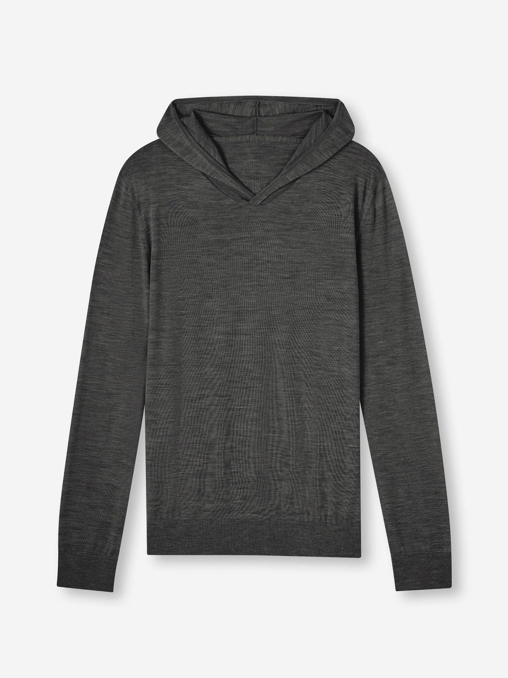 Men's Hoodie Orson Merino Wool Charcoal - 2