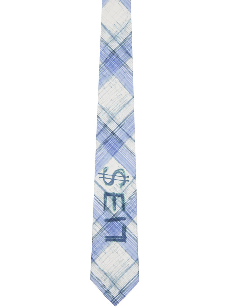 Blue 8.5cm 'Lies' Tie 1