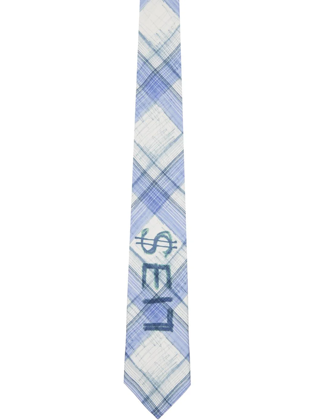 Blue 8.5cm 'Lies' Tie - 1
